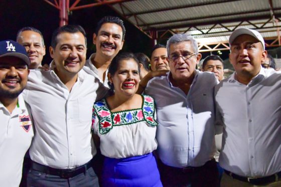 Asamblea Informativa en Guadalupe Victoria con Luis Alfonso Silva Romo, Laura Estrada Mauro y Antonino Morales Toledo”